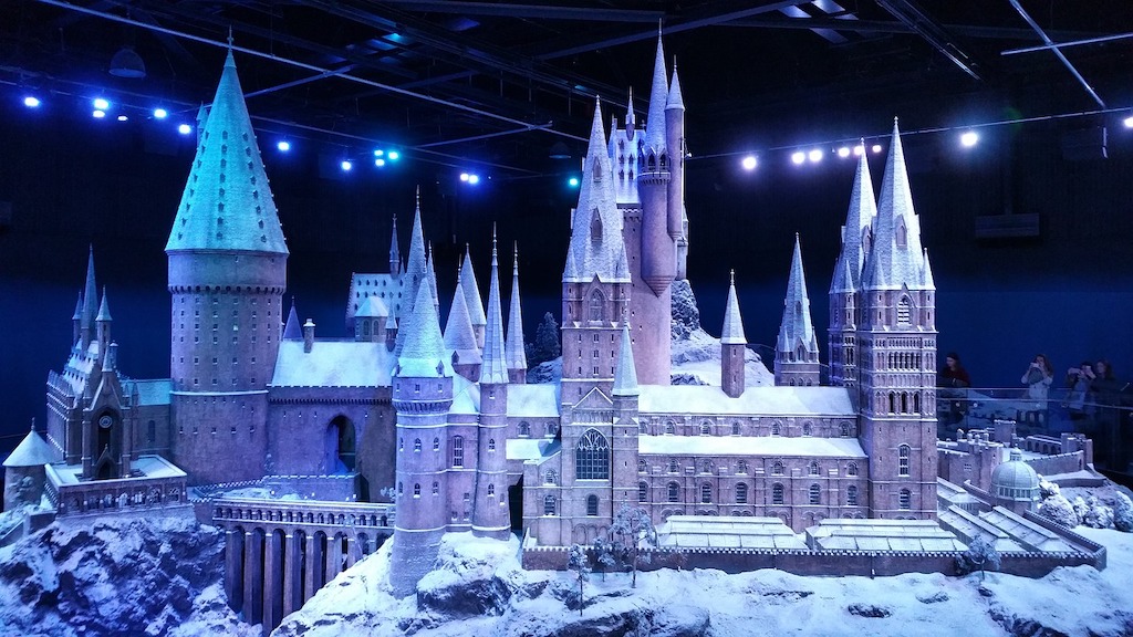 maquette chateau studio harry potter
