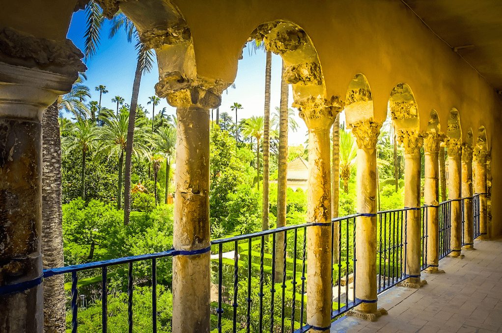 vue jardin alcazar