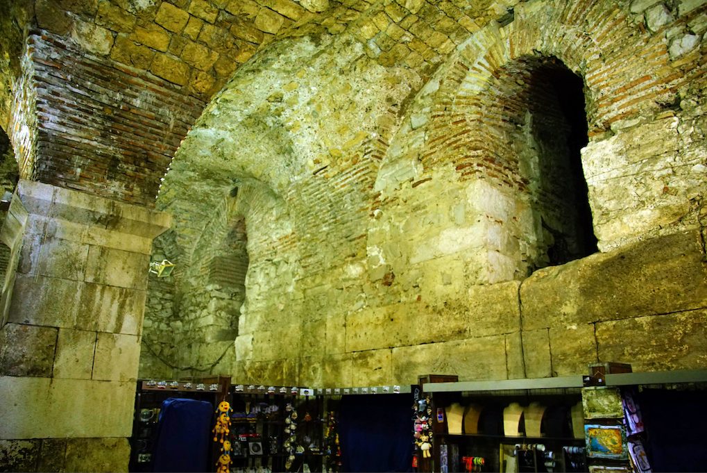 sous sols palais diocletien
