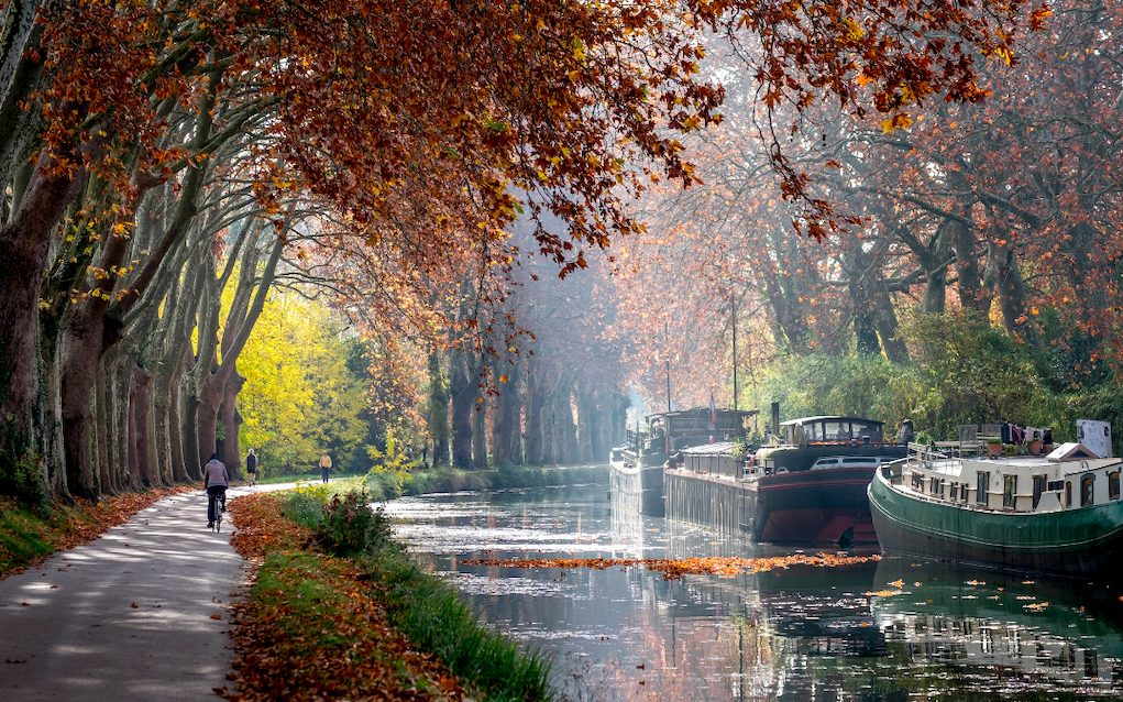 canal du midi bateau soleil