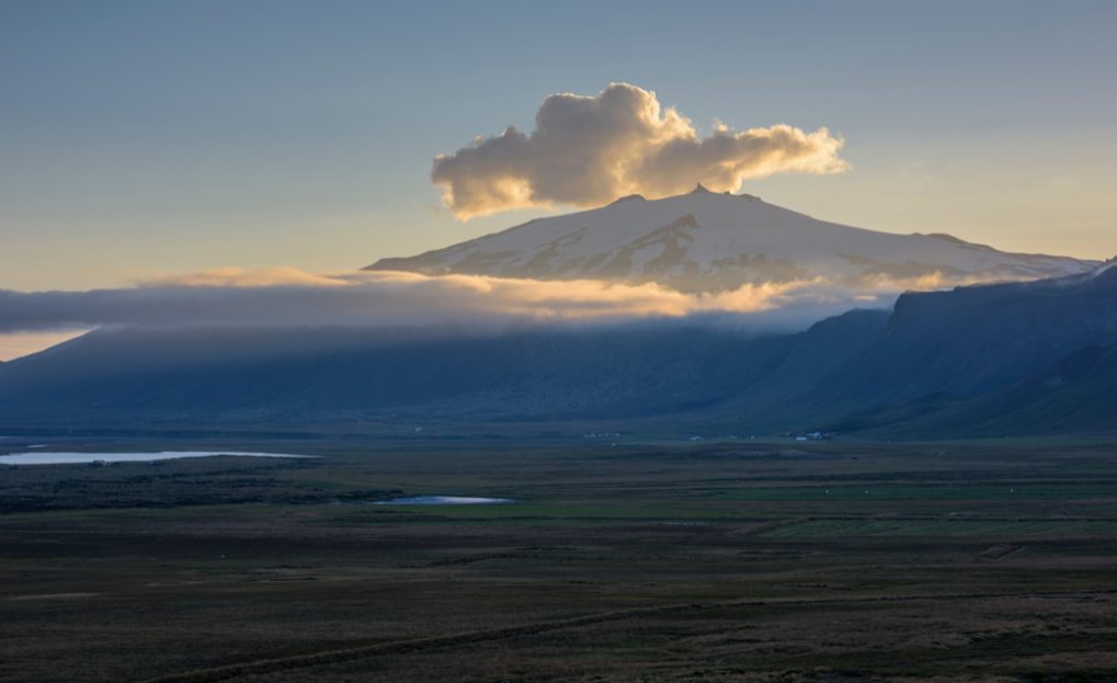 Snæfellsjokull volcans islande