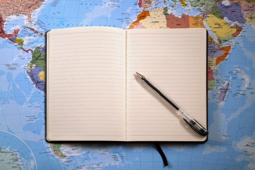 cahier de voyage