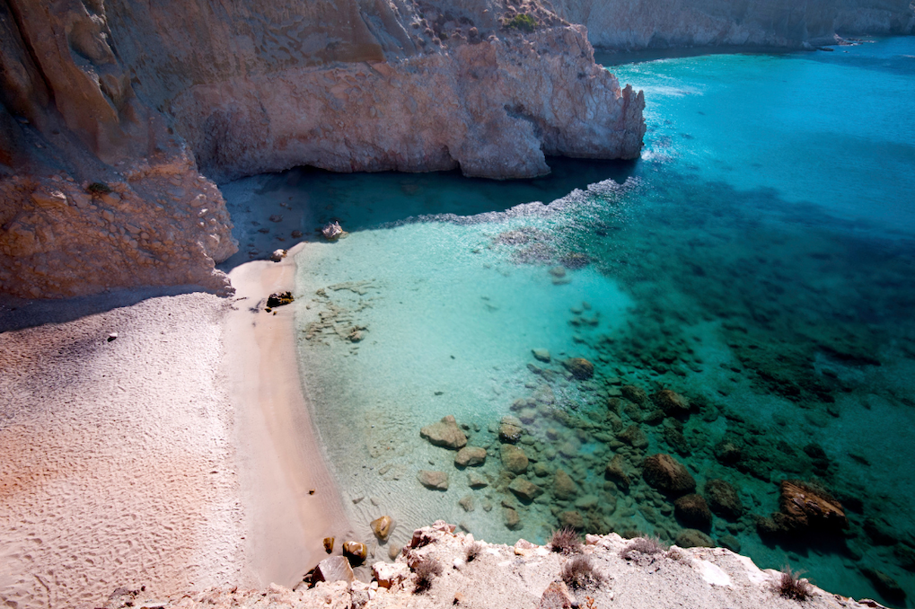 plage tsigrado que faire a milos