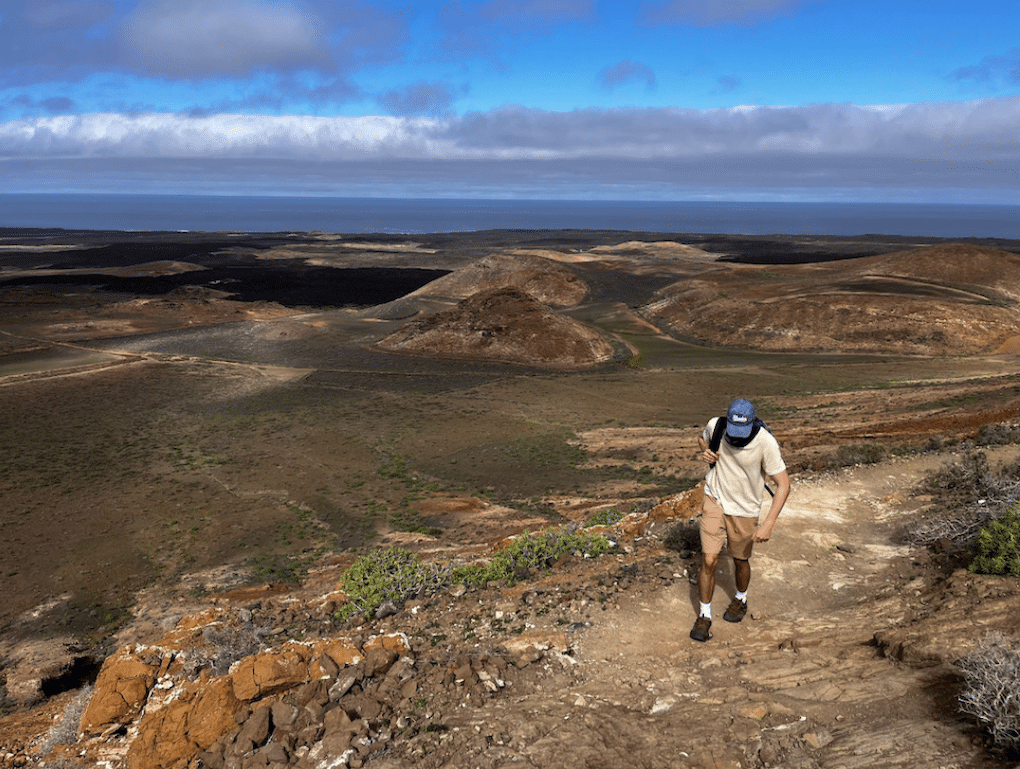 visiter lanzarote randonnee volcan caldera blanca