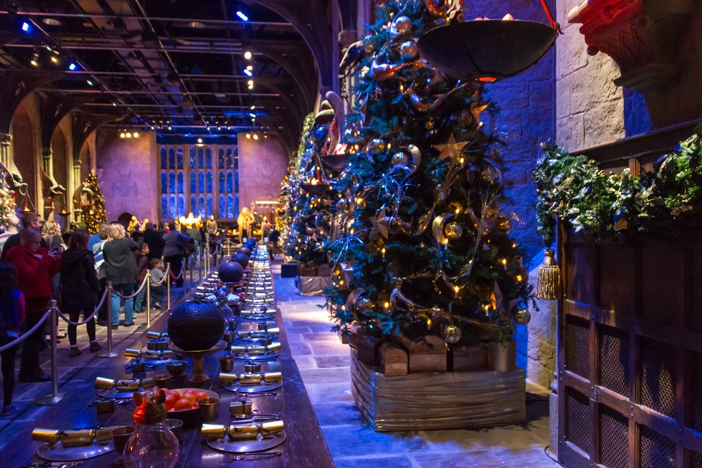 parc harry potter londres noel grande salle