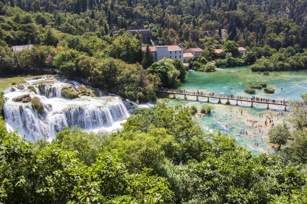 casacade krka visiter croatie